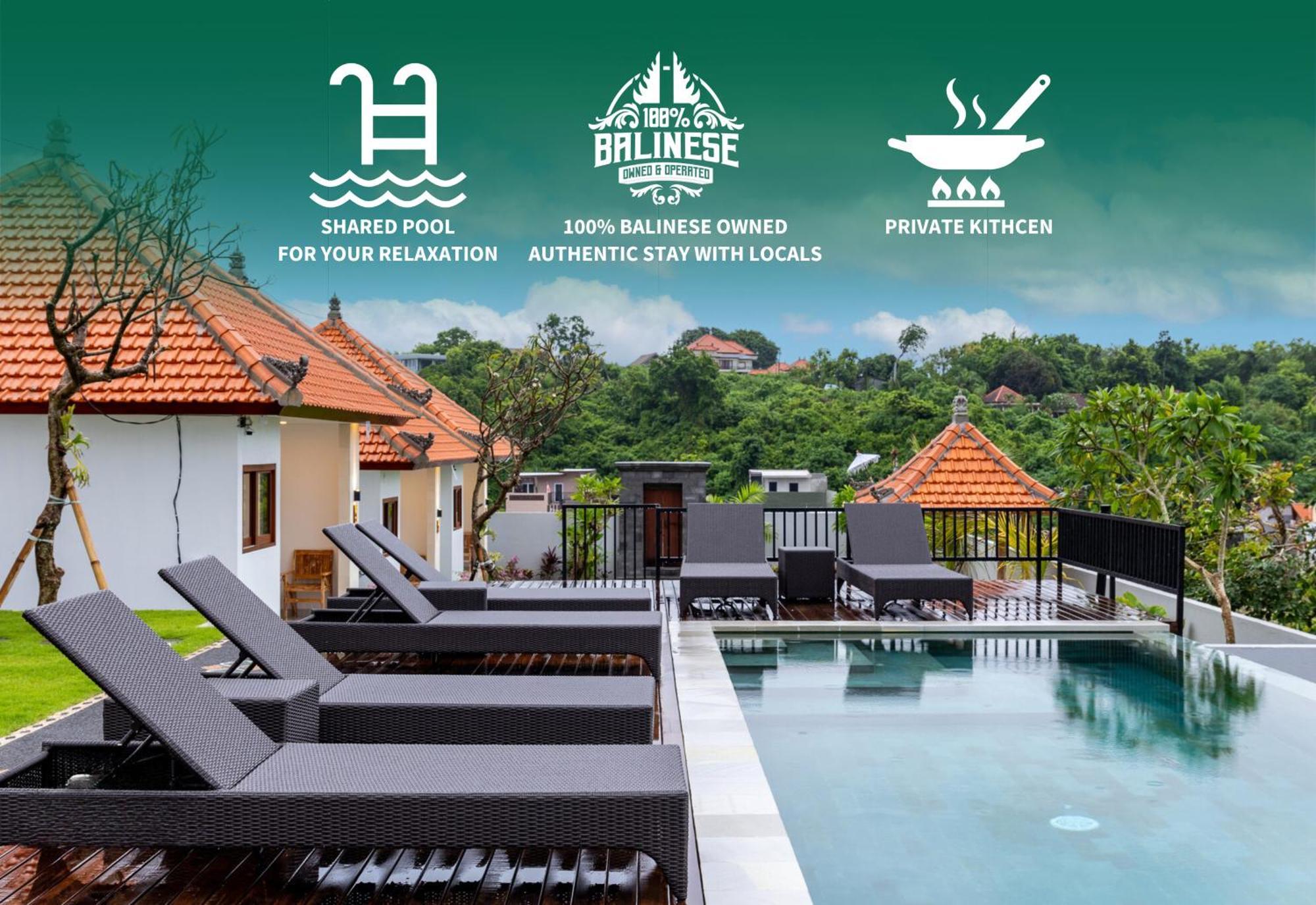 Agra Villa Bali By Bukit Vista 乌干沙 外观 照片